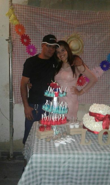 Meu chá arraia junto com a comemoração do casamento civil - 5