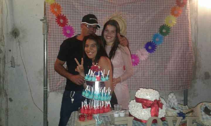 Meu chá arraia junto com a comemoração do casamento civil - 4