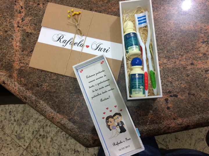 Ideias para presente de convite padrinhos - 2