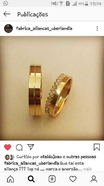 Aliança de casamento: escolha a sua - 1