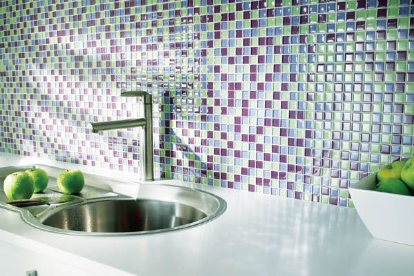 roxo, lilas e verde