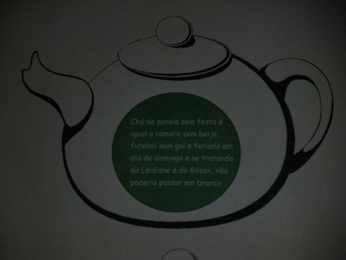 convite cha de panela