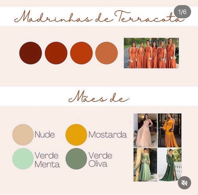 Cor da roupa da mãe do noivo e da noiva. 2