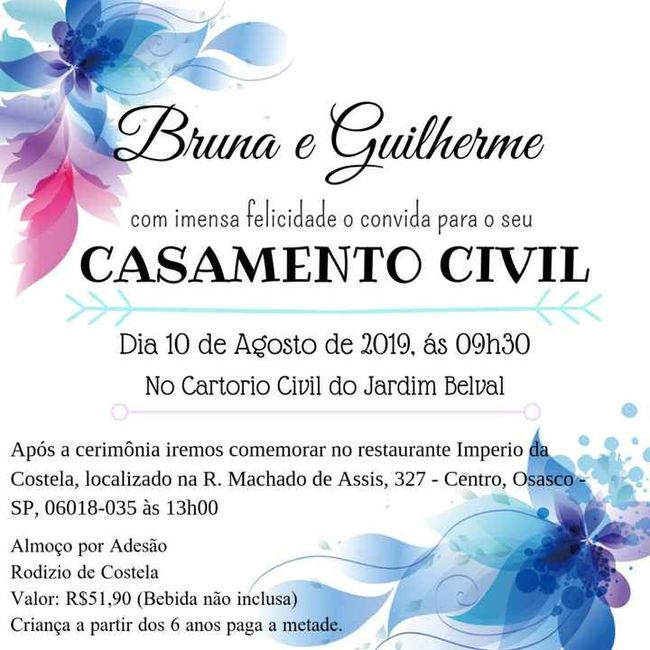 Casamento por adesão 2