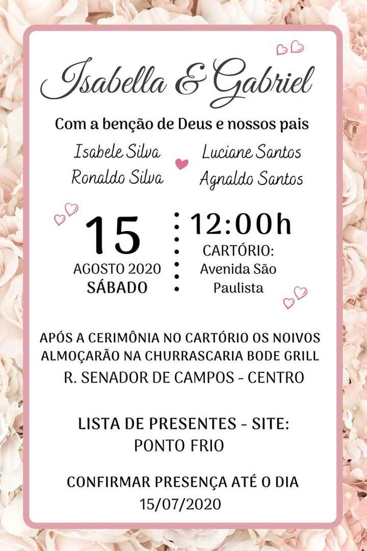 Casamento por adesão - 1