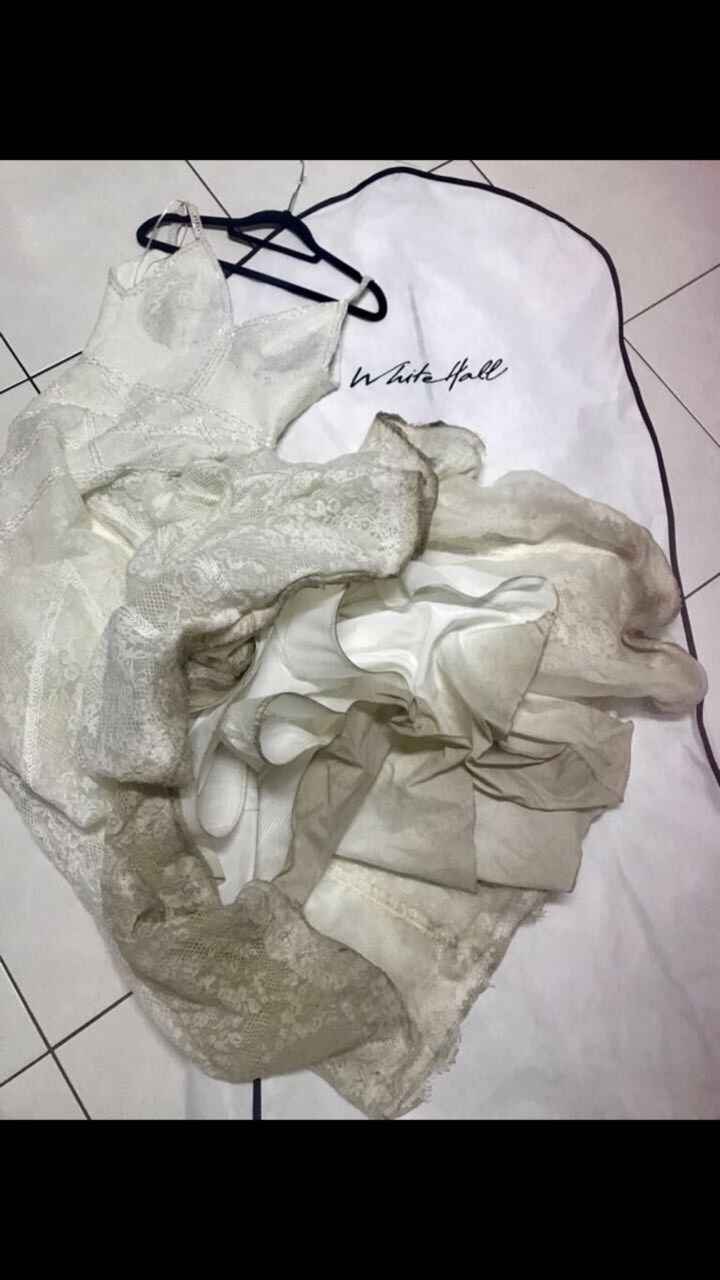 Onde lavar o vestido de noiva? - 1