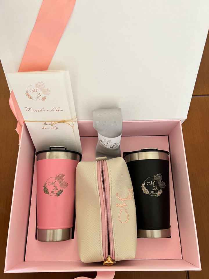 Lembrancinha para os padrinhos... - 1