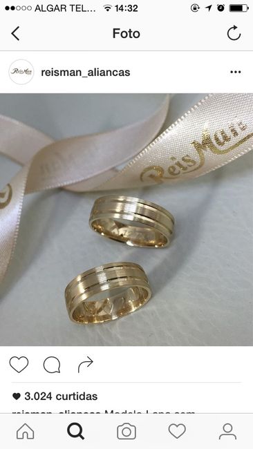 Minha aliança de casamento - 1