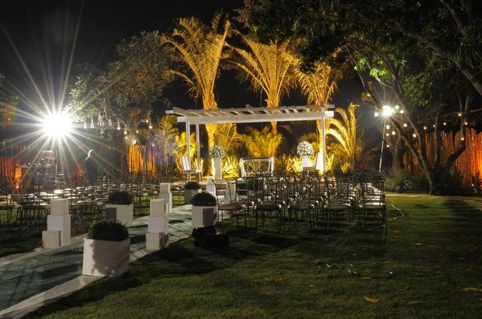 varandas park um sonho realizado cerimonia no jardim