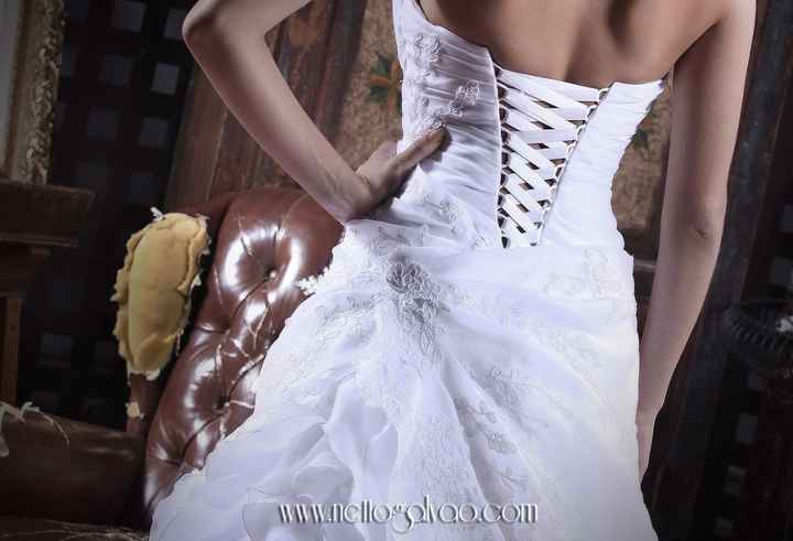 vestido de noiva escolhido