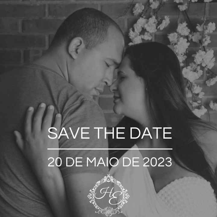 Seu Save The Date para o mundo ver! - 1