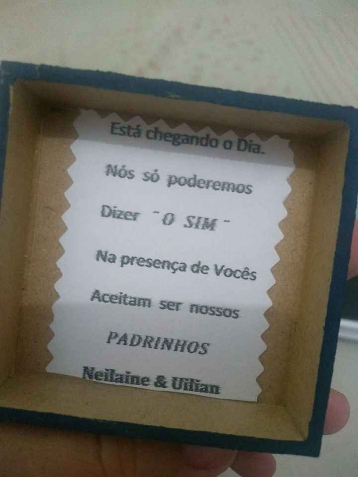 Presente para padrinhos - 2