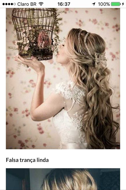  Inspiraçoes de penteado semi preso - 7