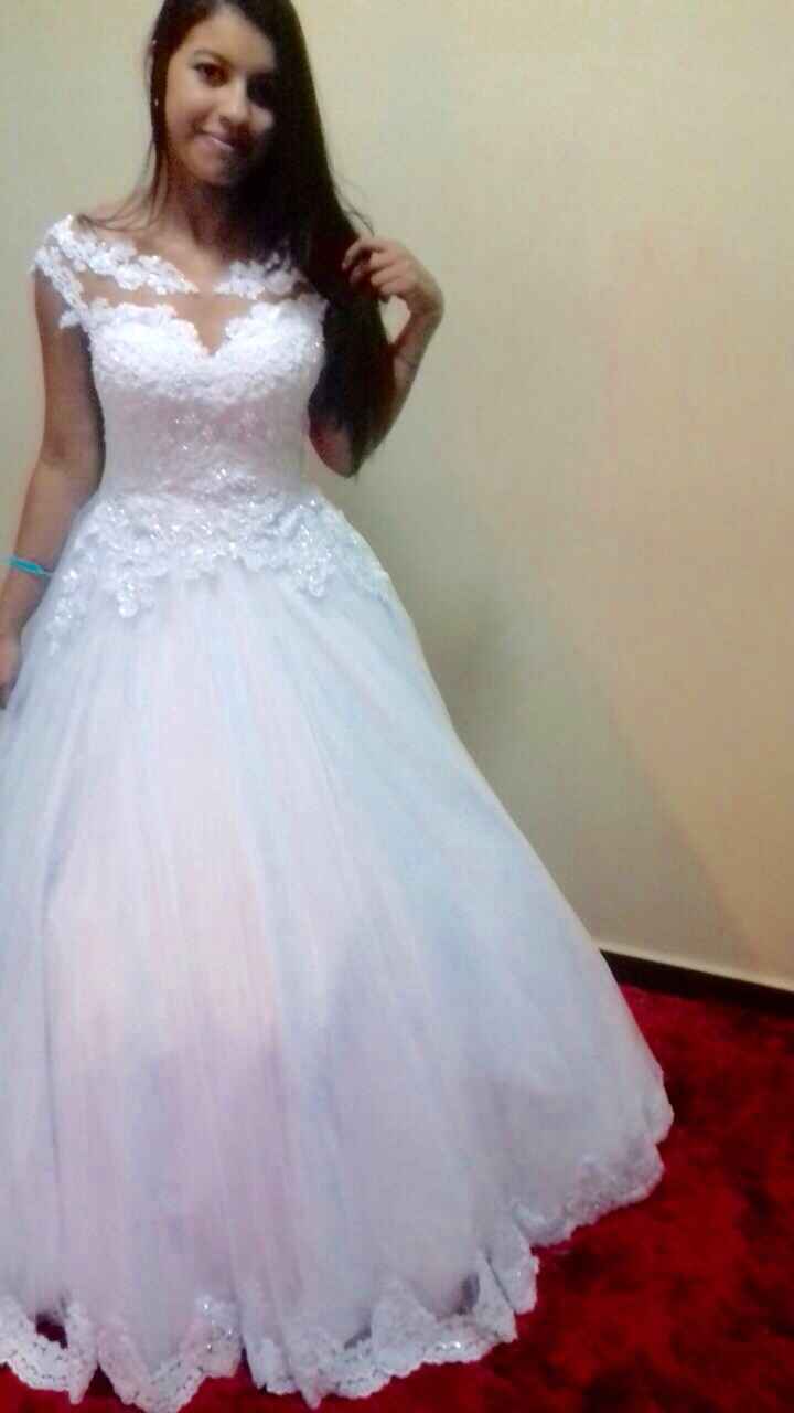  Minha prova do vestido vem ver - 3