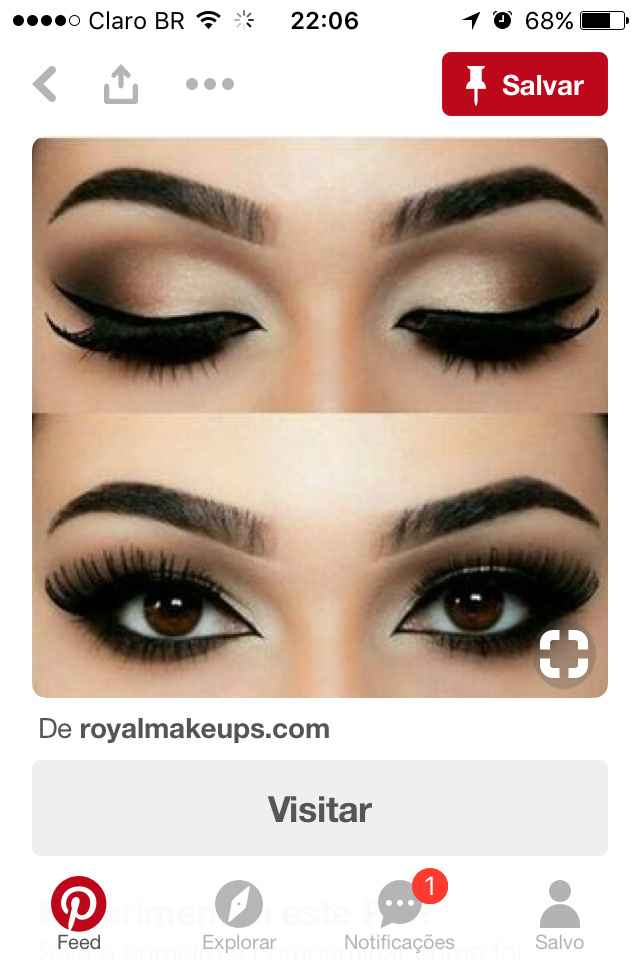  Minha inspiração de make - 1