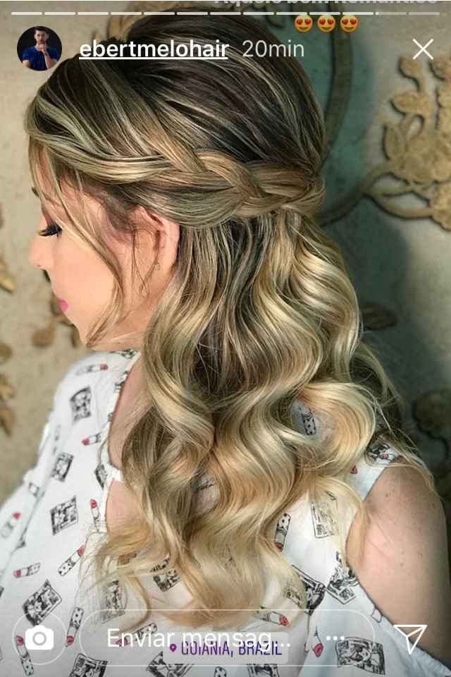  Inspiraçoes de penteado semi preso - 2