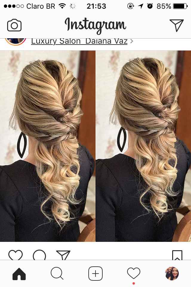  Inspiraçoes de penteado semi preso - 4