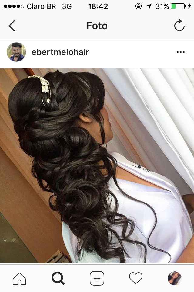  Inspiraçoes de penteado semi preso - 6
