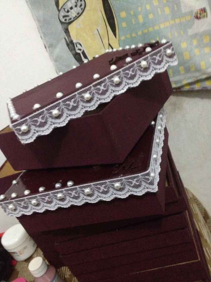  Produção das caixinhas #parte 1 - 5