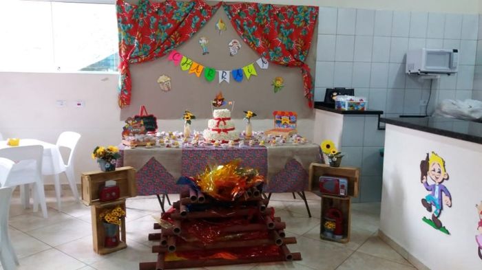decoração da mesa