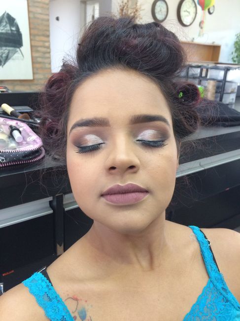 Teste de make e penteado, vem opinar - 2