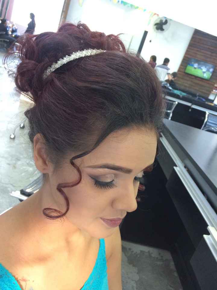Teste de make e penteado, vem opinar - 1