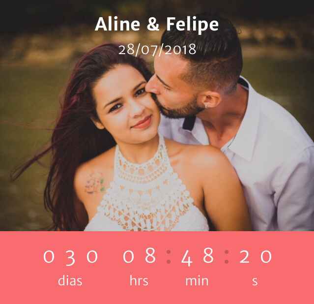 Contagem regressiva - ultimo mês - 1