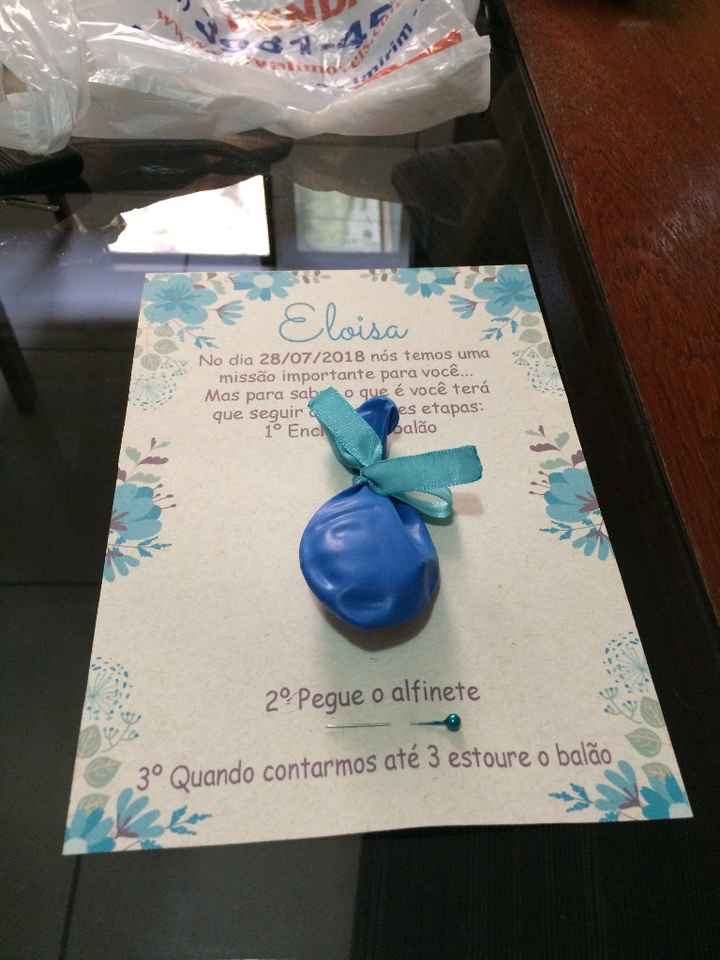 Entreguei o envelope com esse convite
