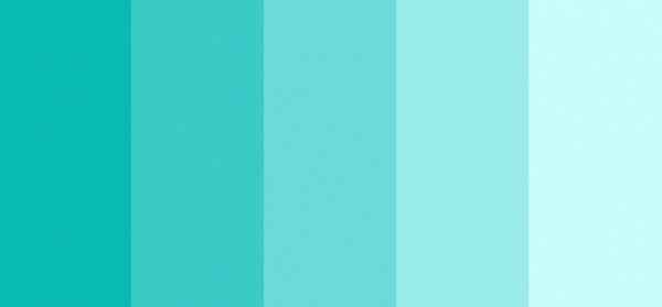 Paleta verde Tiffany