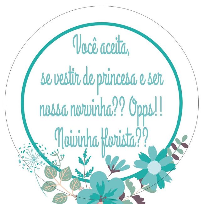 Quando elas estouravam o balão tinha essa Tag.. O Norvinha foi uma brincadeira com a minha afilhada 