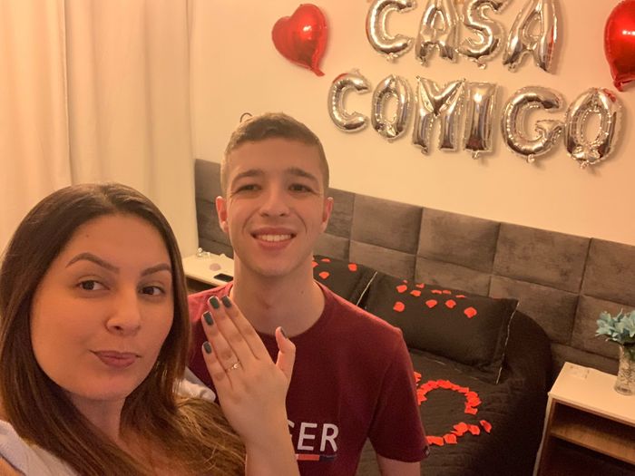 o pedido oficial veio 💍❤️ - 2