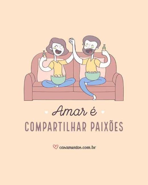 Qual destas frases define vocês como casal? 4