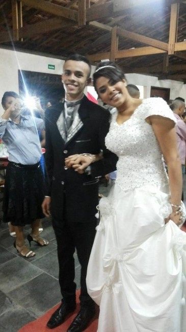 Primeira Foto do meu casamento dois dias de festa sitio World Lazer Tudo muito lindoooo
