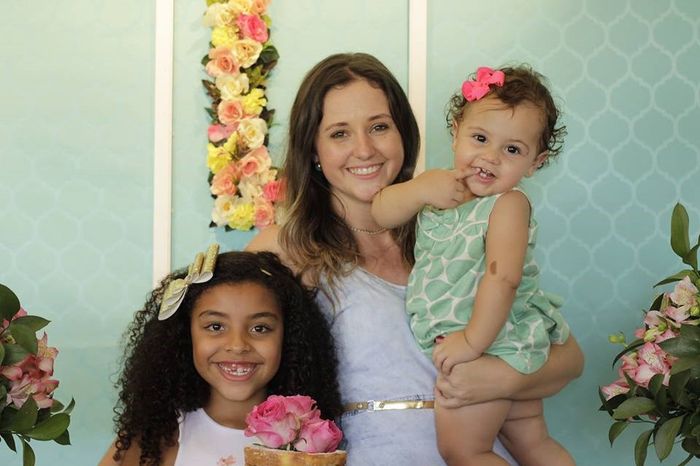 Chá da Lu ♥ Nina e Luiza... minhas daminhas! Princesinhas que eu amo!