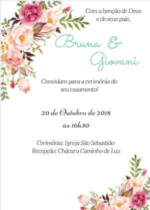 Meu convite 