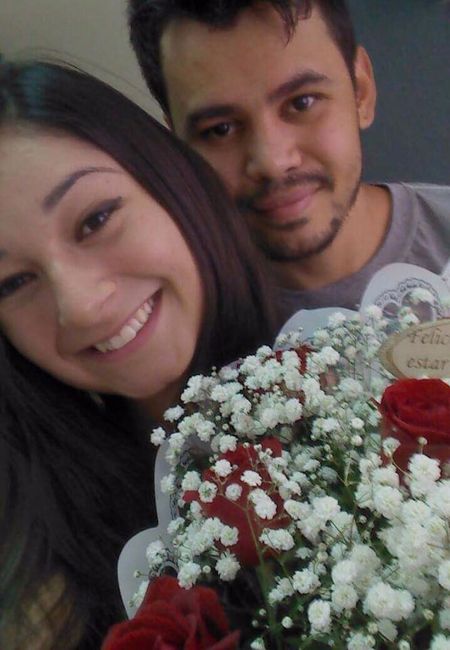 As primeiras flores...