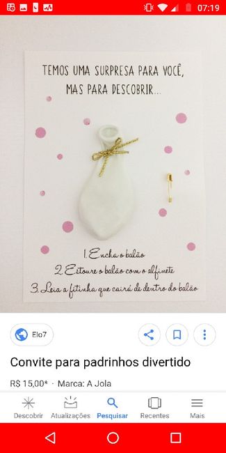 Presentes padrinhos - 1