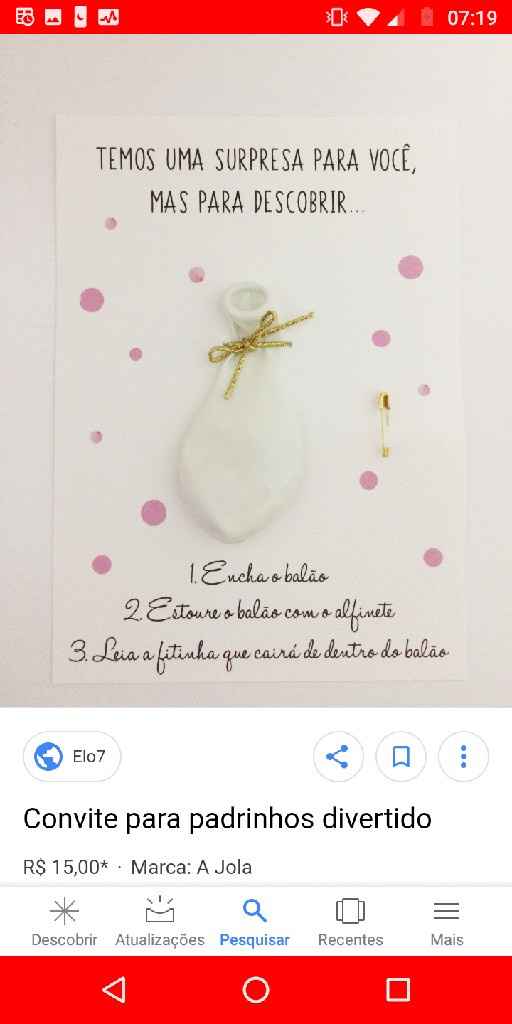 Presentes padrinhos - 1