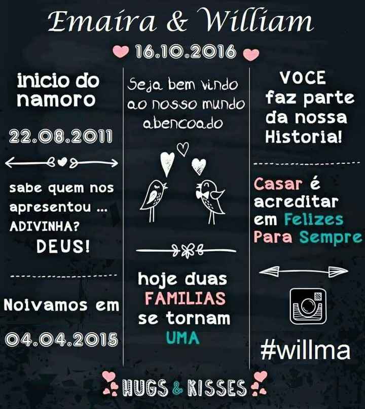 Meu save the date - 1