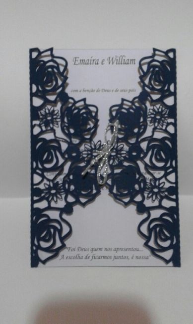 Meu convite de casamento - 1