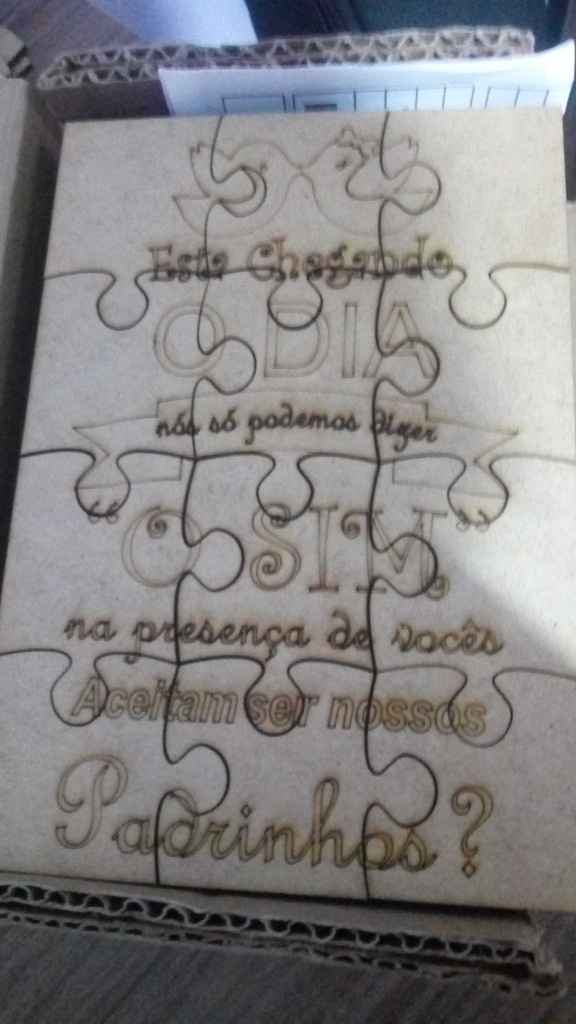 Convite dos padrinhos - 1