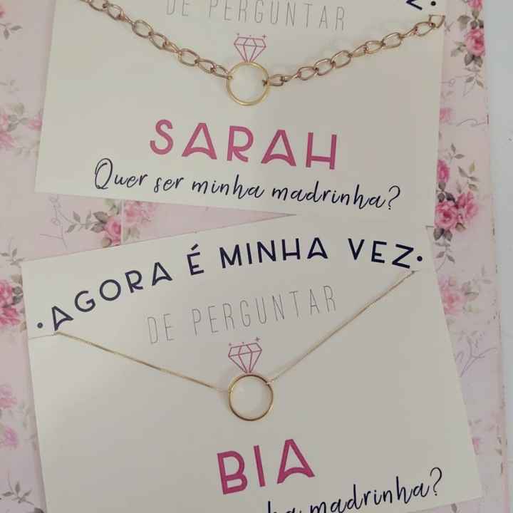Os convites para minhas madrinhas!!! - 1