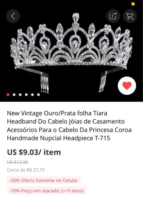 Minha coroa chegou 👏🏻👏🏻🎉 3
