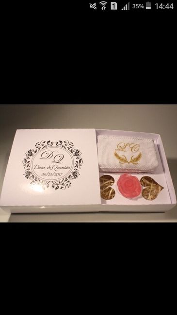 Minhas lembrancinhas para padrinhos - 1