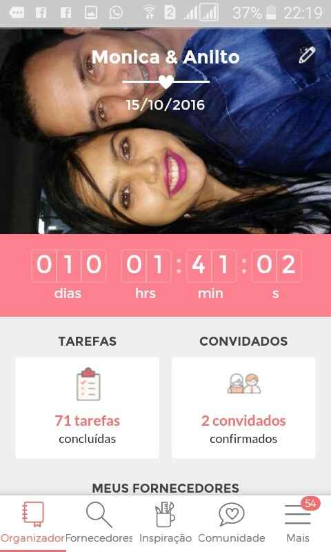 Contagem regressiva nem acredito - 1