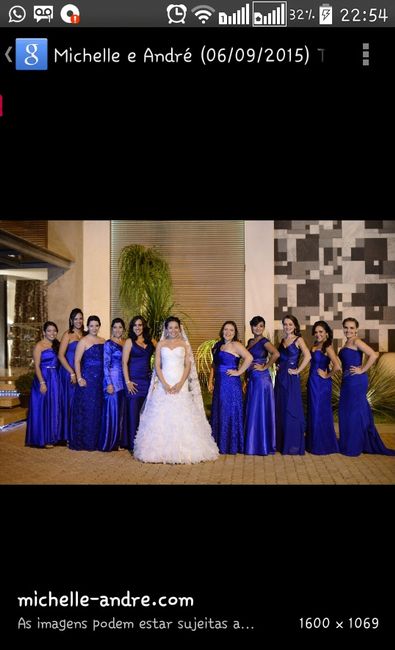 Cor do vestido das madrinhas - 1