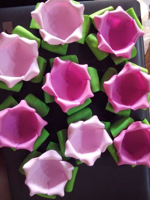 Florzinhas para doces em E.V.A