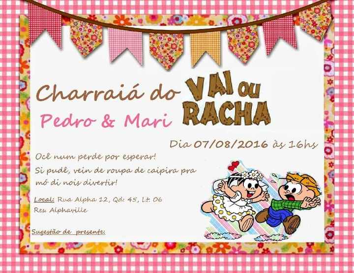 Nosso charraiá! chá de panela estilo arraiá! fizemos, vem ver!!? - 1