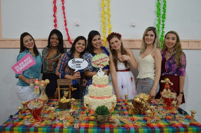 Nosso charraiá! chá de panela estilo arraiá! fizemos, vem ver!!? - 1