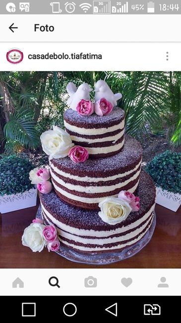 Bolo de casamento - 1